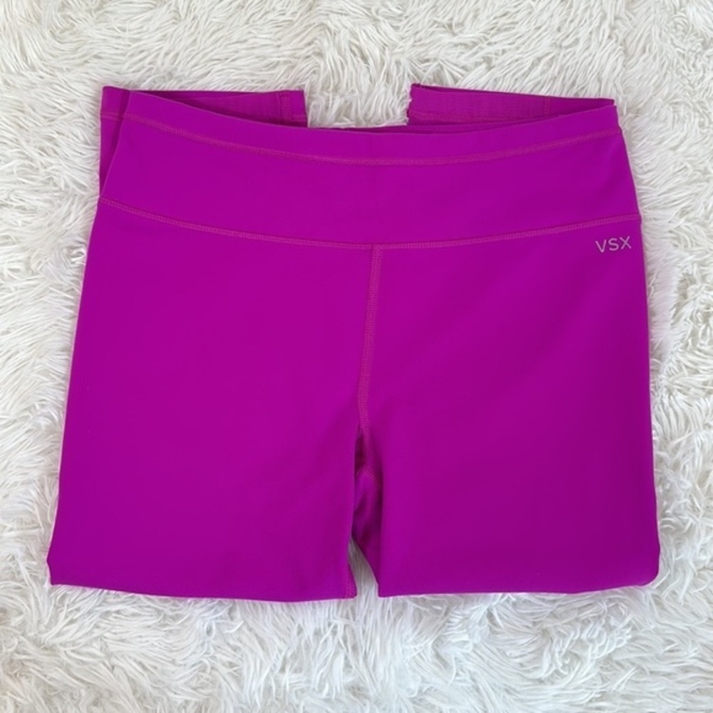 Victoria’s Secret Sexy Sport Purple Knockout Crop Leggings - Picture 8 of 9